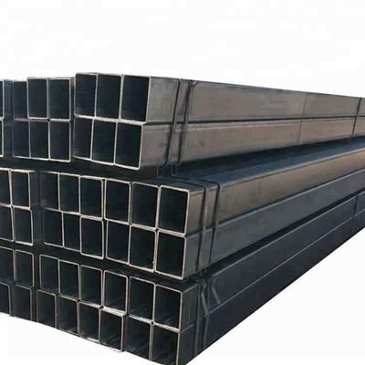 Q195/Q235/Q345/SS400 1x1 τηλεσκοπικό χάλυβα κούφιο τμήμα τετραγωνικό μαύρο σωλήνα από χάλυβα άνθρακα τετραγωνικό σωλήνα / σωλήνα