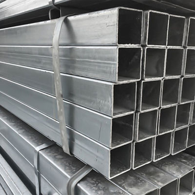 Τετραγωνικό σχήμα ASTM A50 1*1inch 40x60 GI Τετραγωνικοί σωλήνες χάλυβα 20x20x2 100x100 Τετραγωνικοί σωλήνες χάλυβα άνθρακα