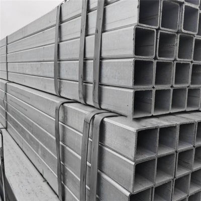 Τετραγωνικό σχήμα ASTM A50 1*1inch 40x60 GI Τετραγωνικοί σωλήνες χάλυβα 20x20x2 100x100 Τετραγωνικοί σωλήνες χάλυβα άνθρακα