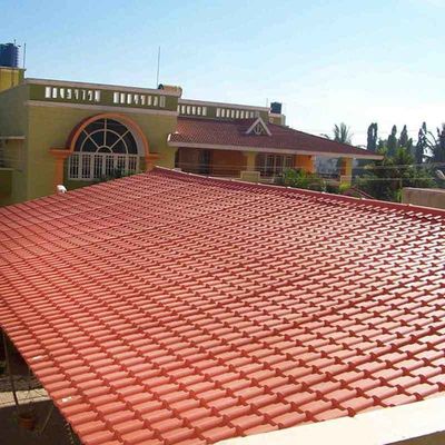 Δομή οροφής Ειδικό χρώμα Επικάλυψη κυματοειδούς χάλυβα PPGI Μεταλλικά φύλλα οροφής Πλάκα